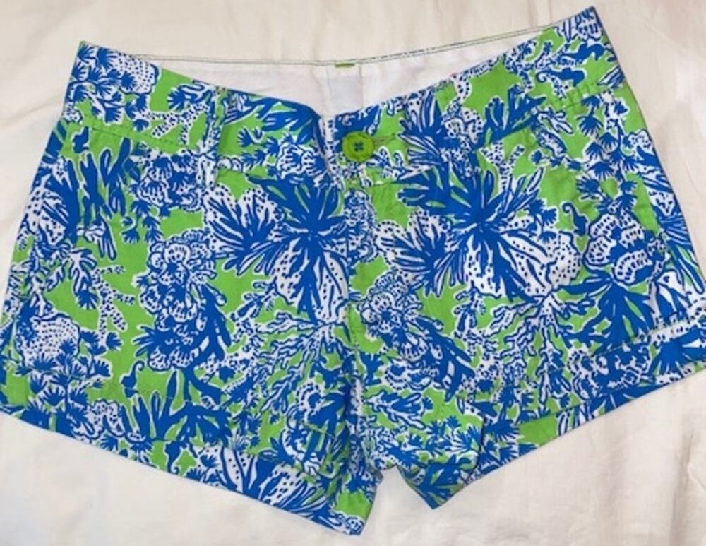 Lilly Pulitzer 'The Walsh' short sz 00 EUC